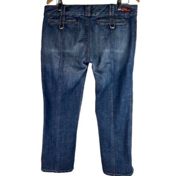 Citizens Of Humanity Cropped Low-Rise Denim Jeans Med Wash Size 32 Style 024-011 - Picture 2 of 11